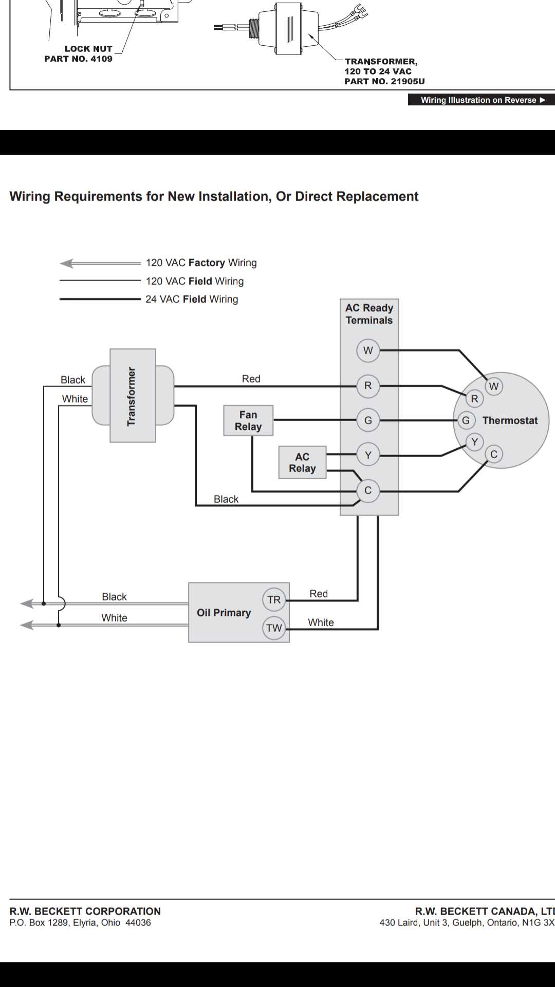 oil burner control wiring diagram