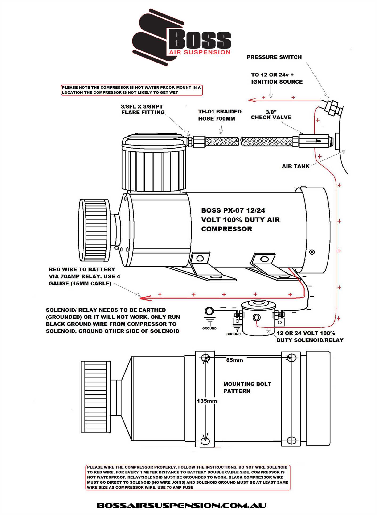 12v air compressor wiring diagram