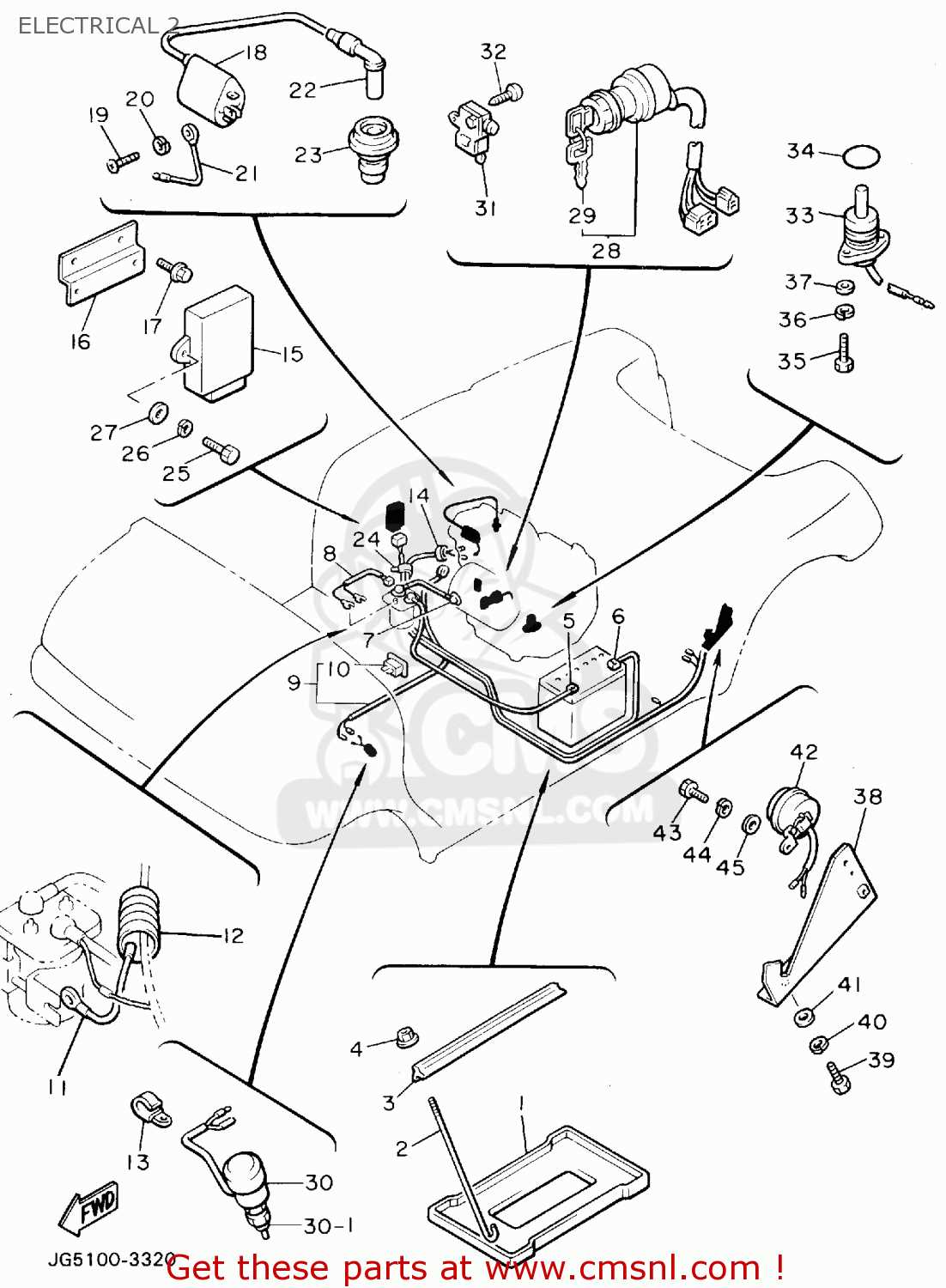 wiring diagram yamaha golf cart