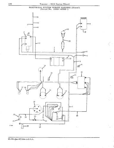 john deere a wiring diagram