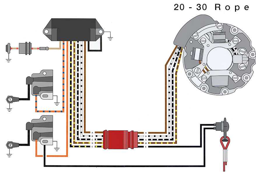 johnson outboard evinrude ignition switch wiring diagram