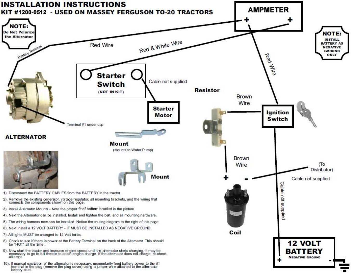 farmall cub 12 volt wiring diagram