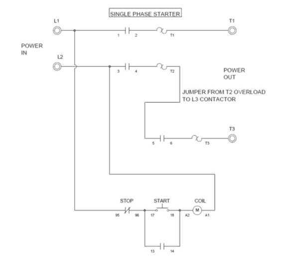 contactor diagram wiring lighting