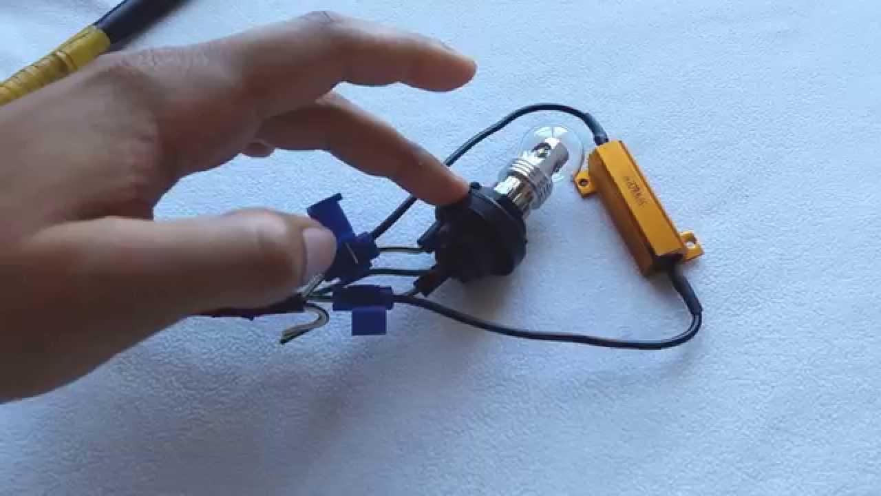 led headlight resistor wiring diagram