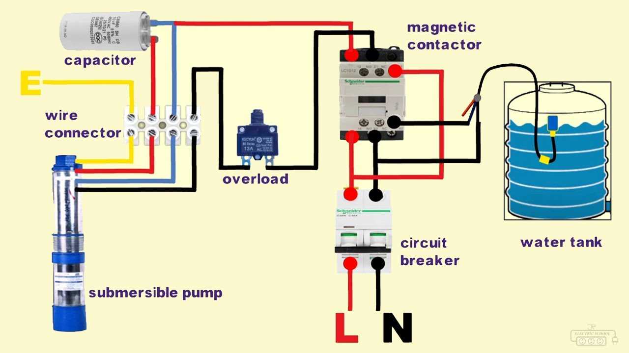 4 wire submersible pump wiring diagram