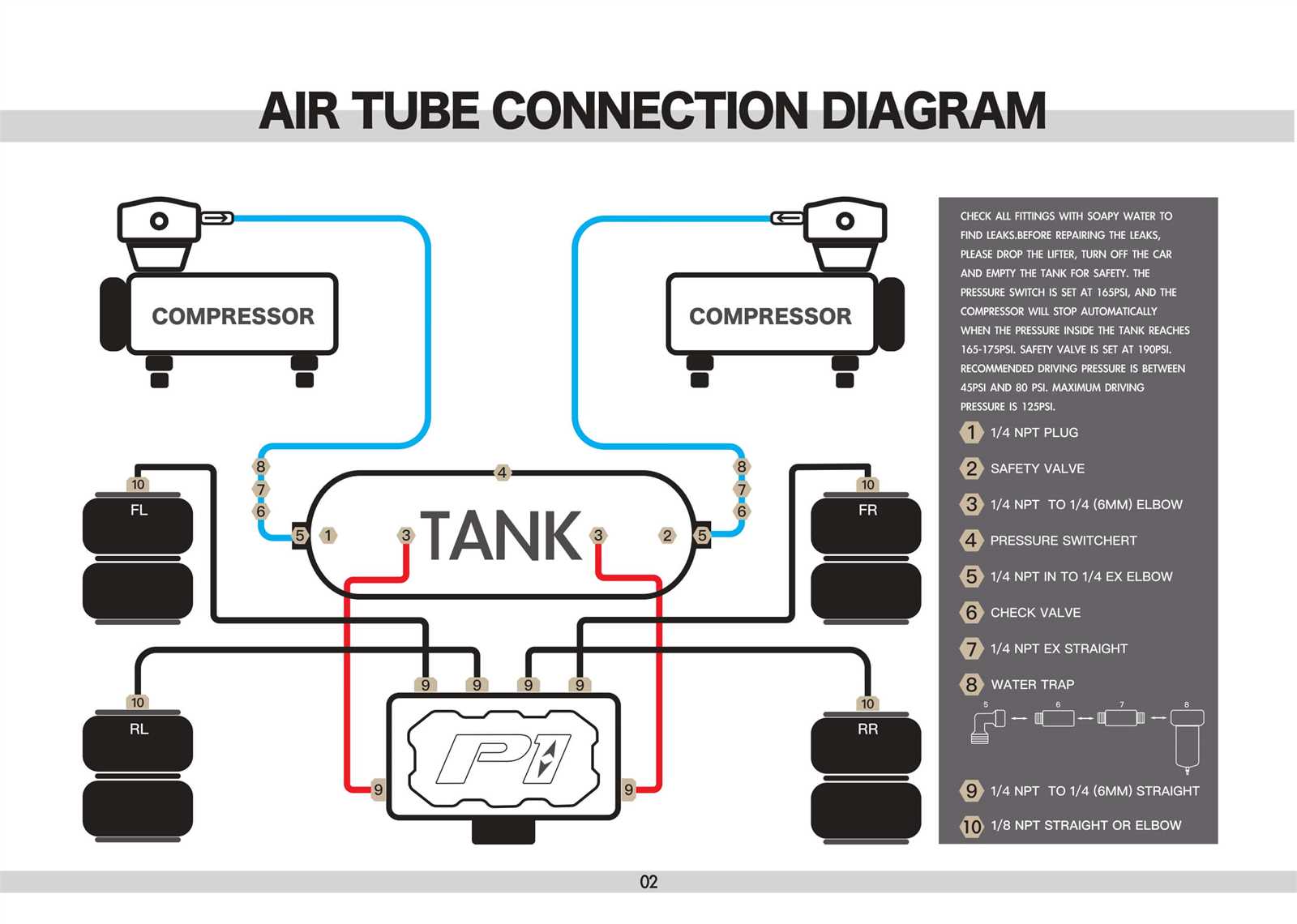 air ride suspension wiring diagram