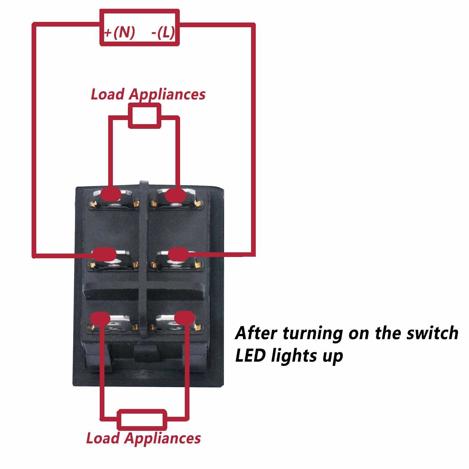 2 position 6 pin switch wiring diagram