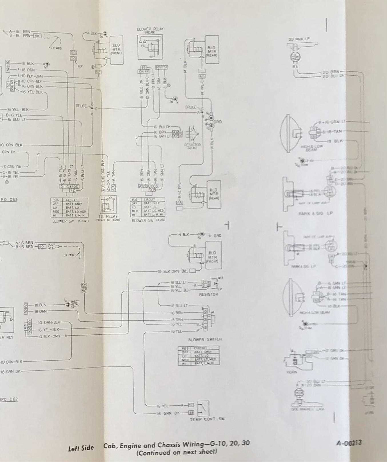 chevy express wiring diagram