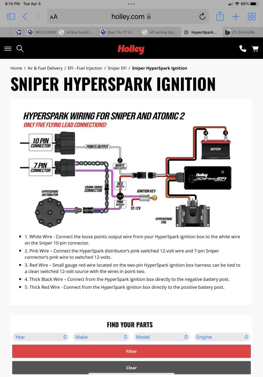 holley sniper coil driver wiring diagram