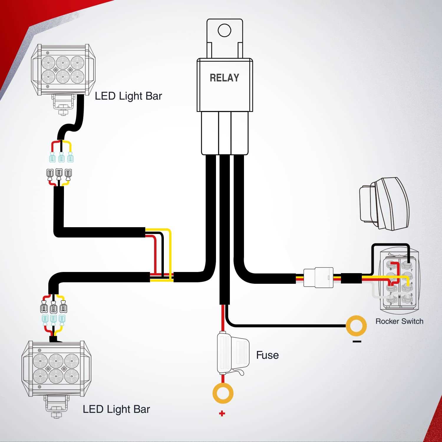 led lighting wiring diagram