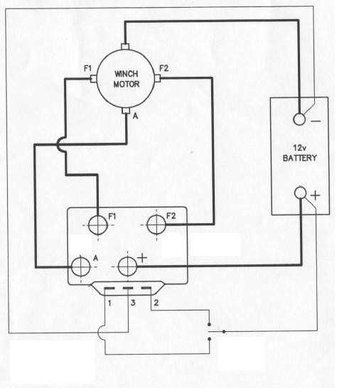 wiring diagram for 12v winch