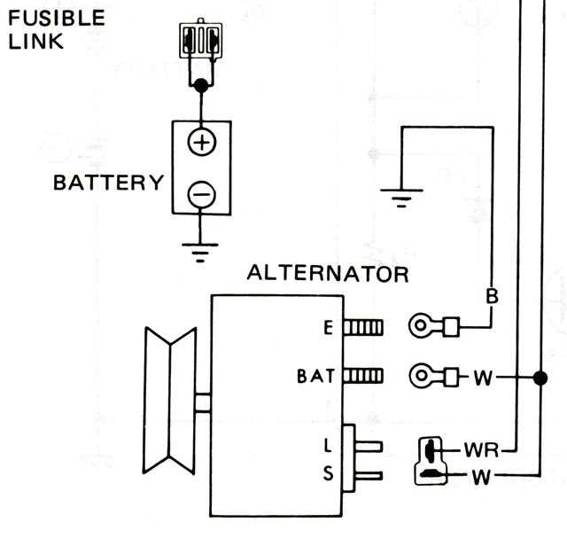 ls alternator wiring diagram