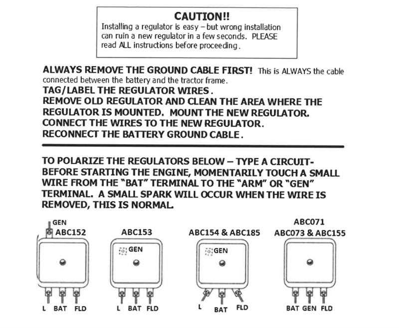 alternator external voltage regulator wiring diagram