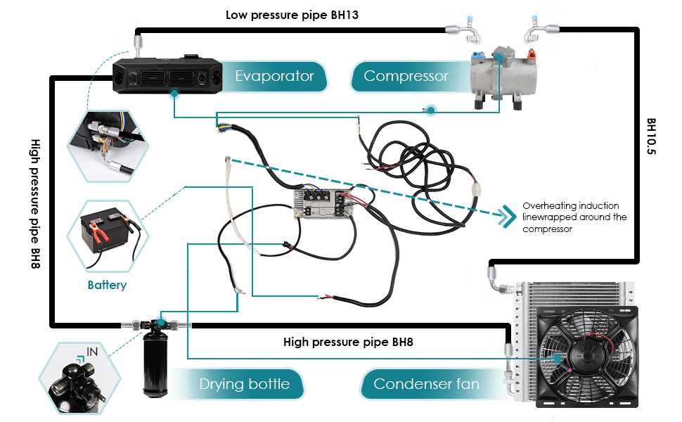 car aircon compressor wiring diagram