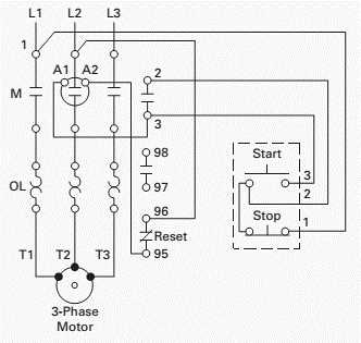 allen bradley wiring diagrams motor starter