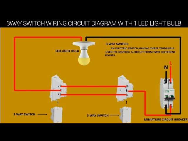 led light wiring diagram with switch