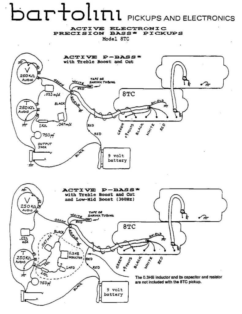 p bass wiring diagram