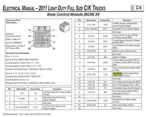 parking brake bypass wiring diagram