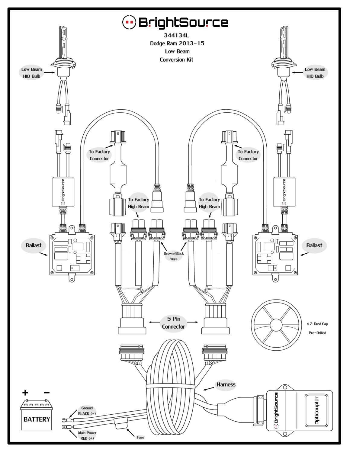 dodge ram headlight wiring diagram