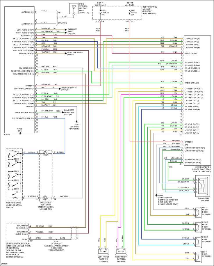 pontiac g6 starter wiring diagram