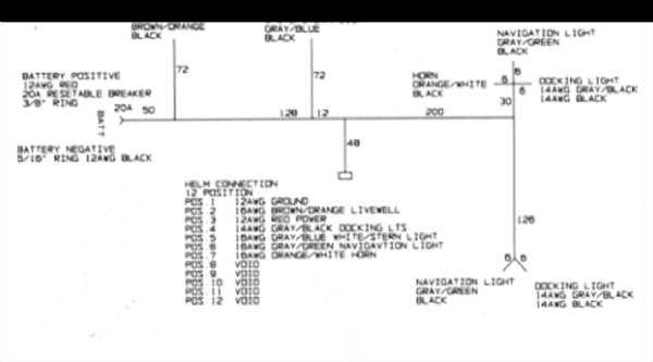 pontoon wiring diagram