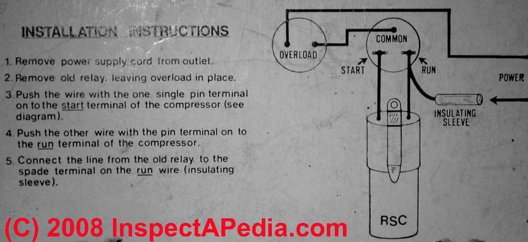 pool pump capacitor wiring diagram