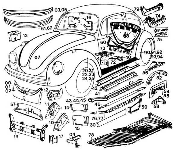 wiring diagram for 1965 vw bug