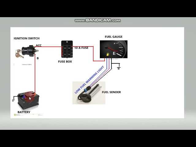 4 wire fuel gauge wiring diagram