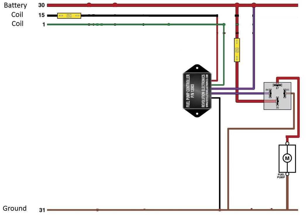 precision fuel pump wiring diagram