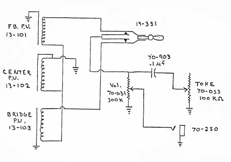 electric bass guitar wiring diagram