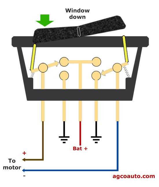 electric window wiring diagram