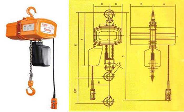 electric hoist single phase hoist wiring diagram