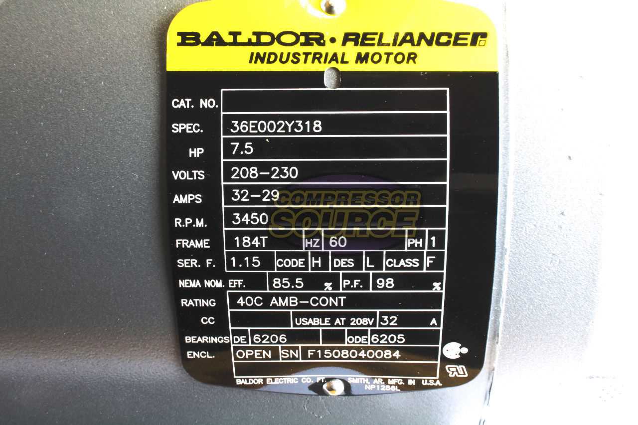 baldor single phase 230v motor wiring diagram