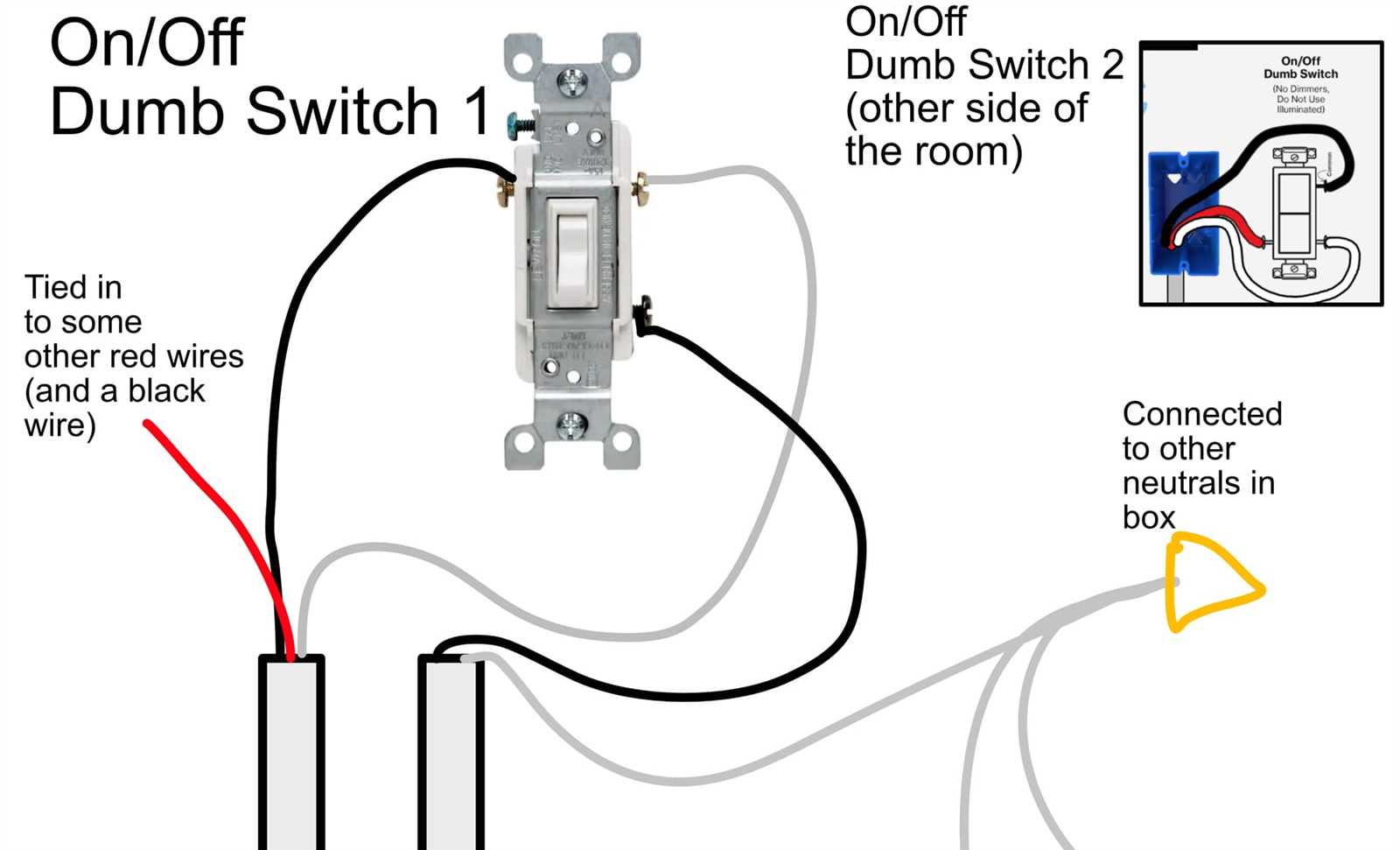 dead end 3 way switch wiring diagram