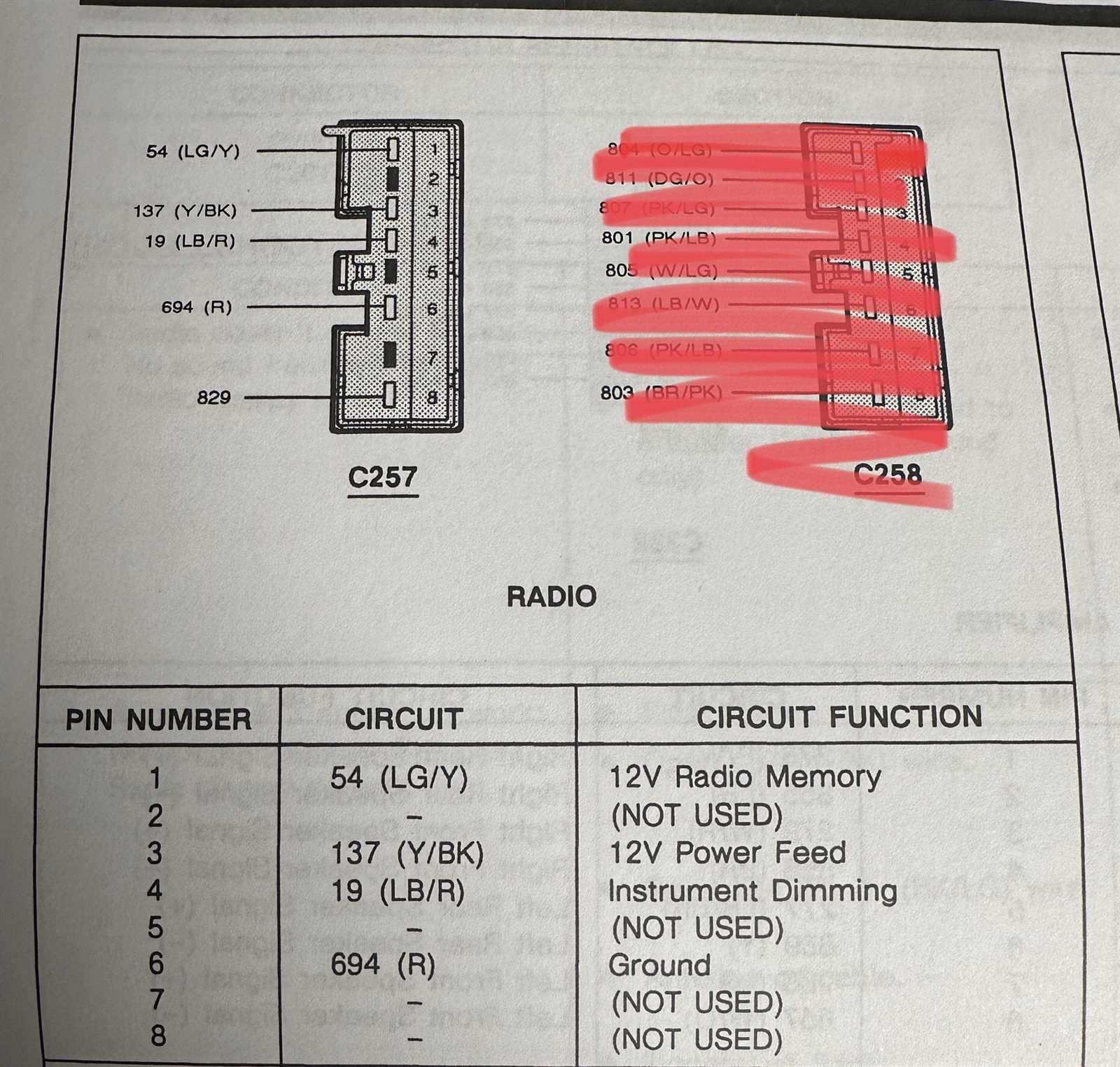 01 ford f150 radio wiring diagram