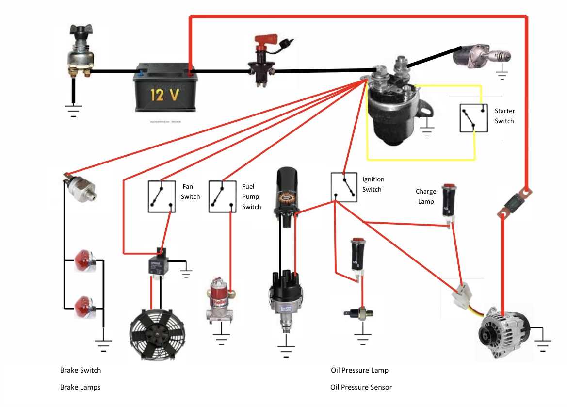 race car wiring diagram