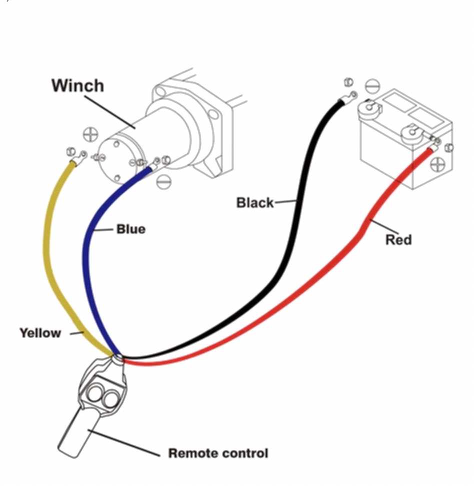 2 wire winch wiring diagram