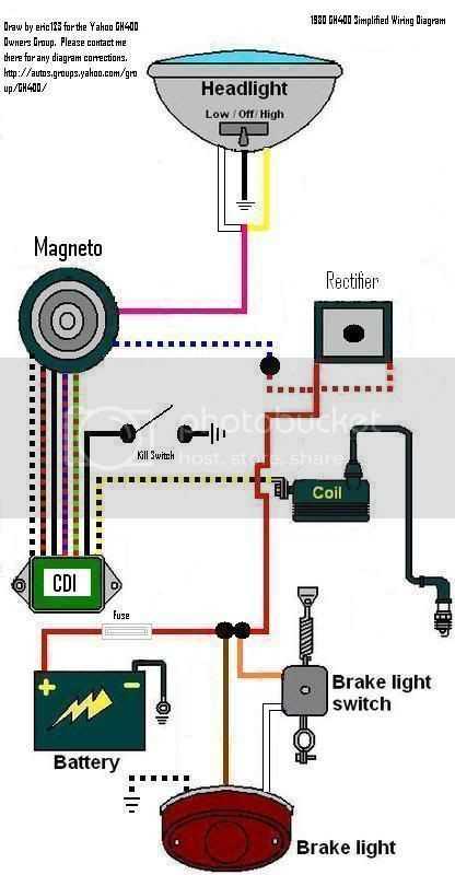 pit bike wiring diagram without battery