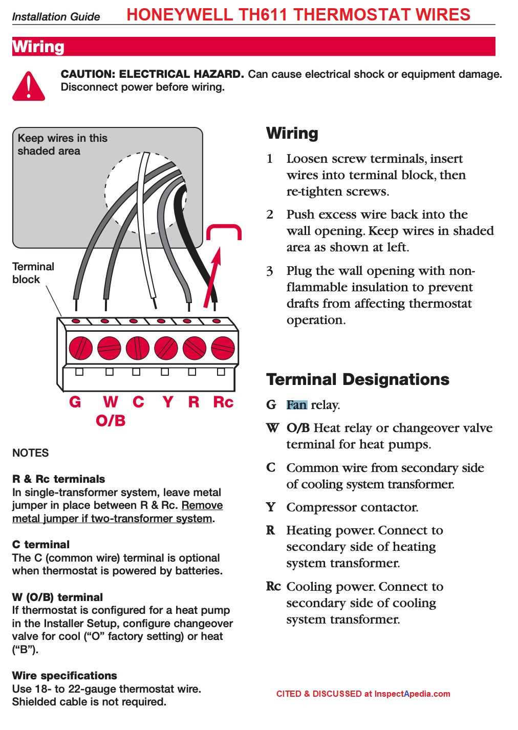 rv thermostat wiring diagram 6 wire