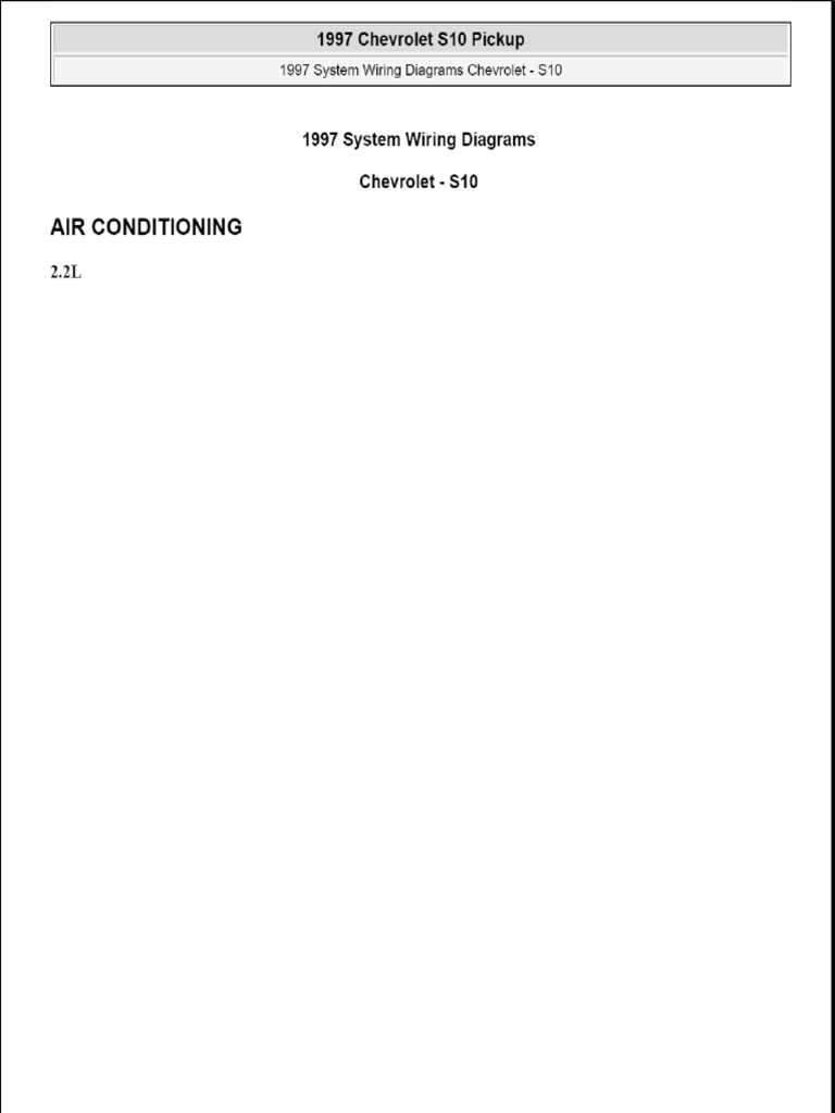 chevy s10 wiring diagram