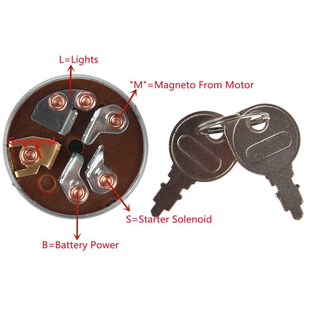 mower 5 pole ignition switch wiring diagram