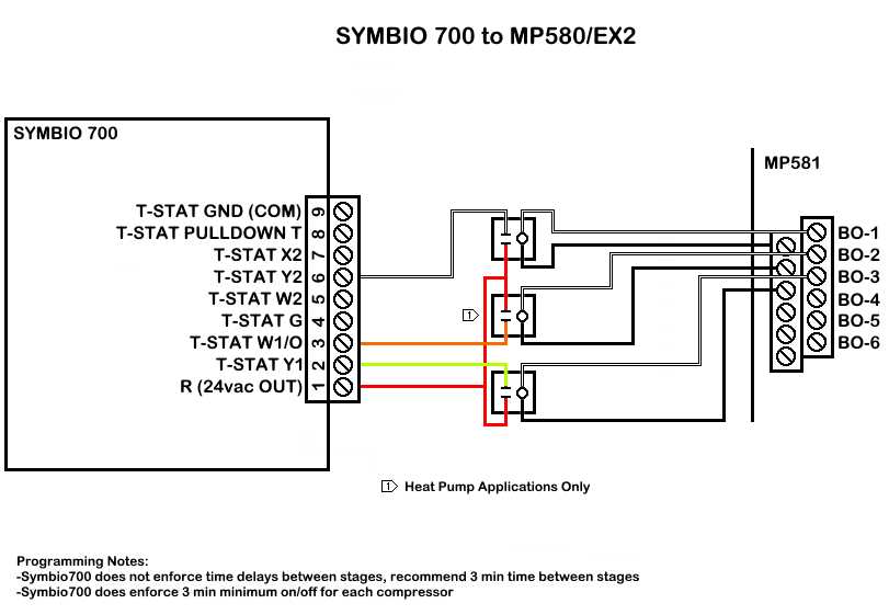 wiring diagram for a heat pump