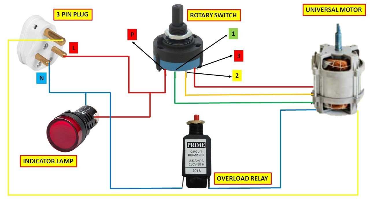 electric cement mixer switch wiring diagram