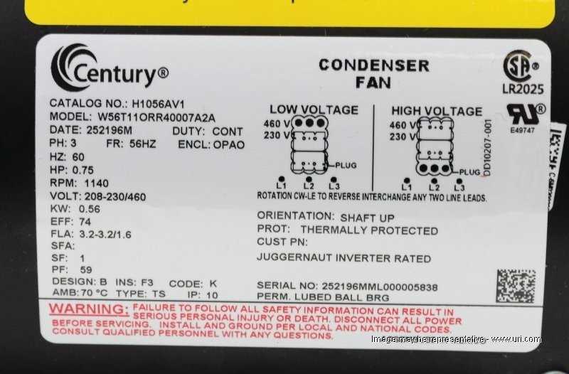 century ac motor wiring diagram 115 230 volts