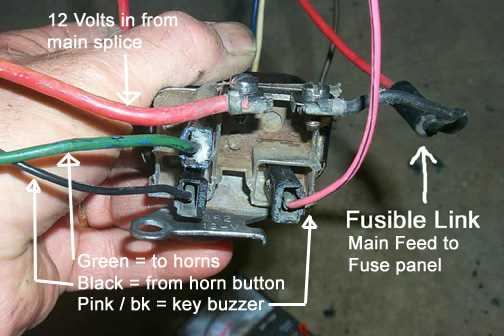 push button horn wiring diagram