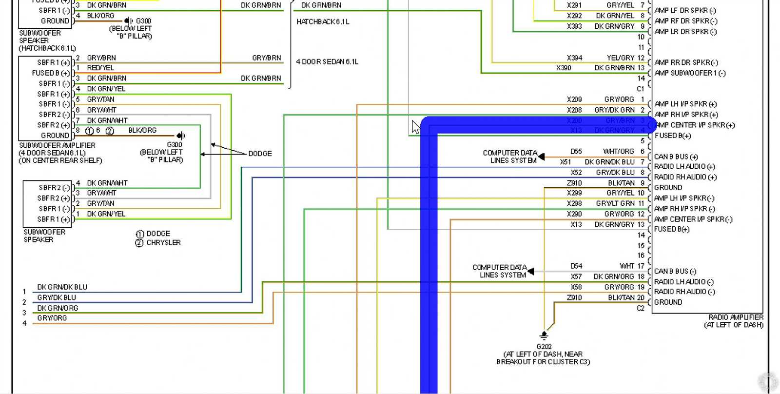 2008 dodge ram radio wiring diagram