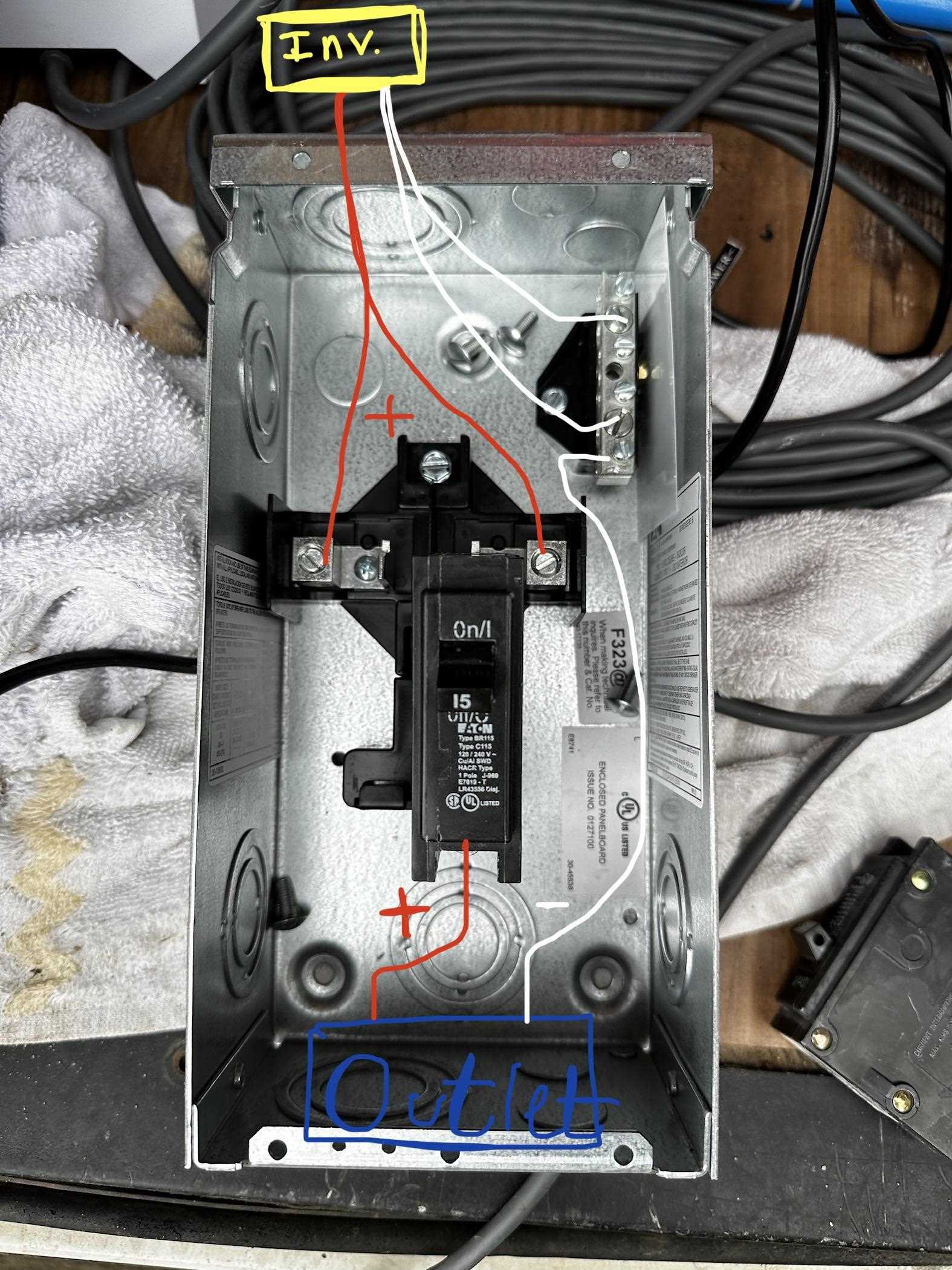 detached garage sub panel wiring diagram