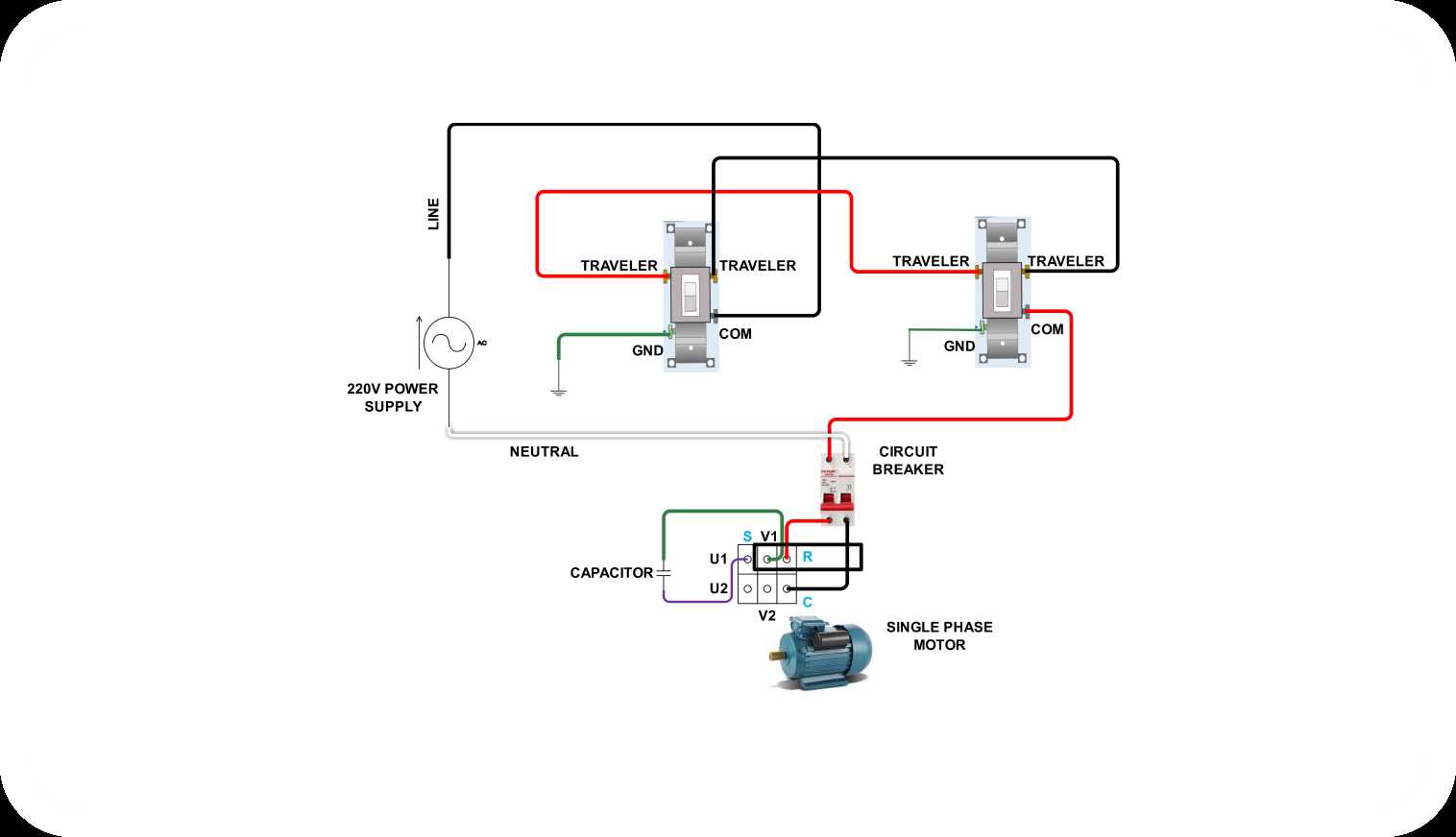 three way switch wiring diagrams