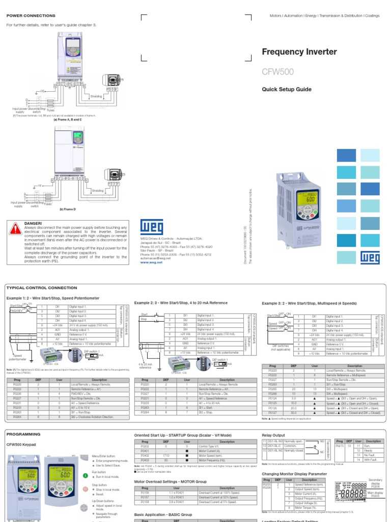 weg wiring diagram