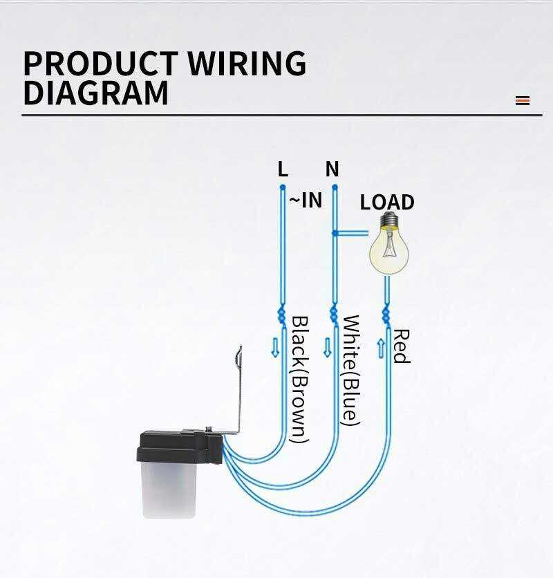 240v photocell wiring diagram